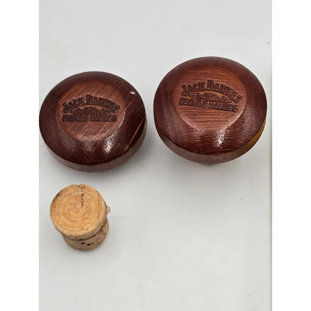 Bottle Stopper Lot of 10 Mixed Good Jack Daniels Wood Cork‎ Ceramic